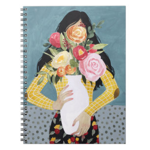 Bloem Vase Girl Notitieboek