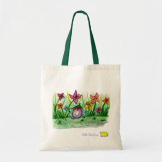 Bloem veld Kleine verloren druivenzak Tote Bag
