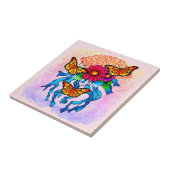 Bloem Ventilator Tegeltje (Zijkant)