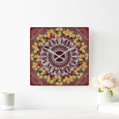 Bloem Vierkante Klok (Huis)