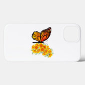 Bloem vlinder met gele Californische pap Case-Mate iPhone Case (Achterkant (horizontaal))