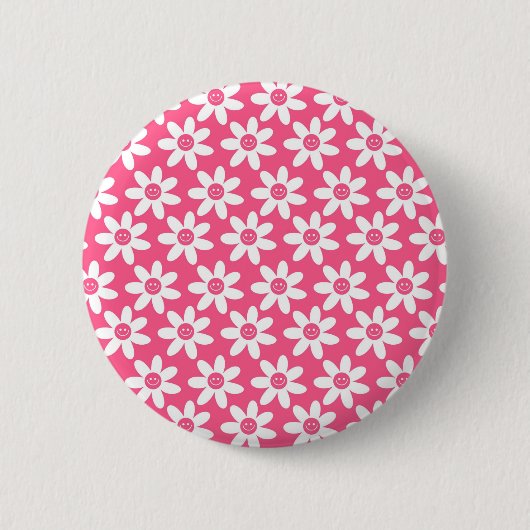 Bloem voor sierdoeleinden ronde button 5,7 cm (Voorkant)