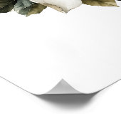 Bloem Vrouw Poster (Hoek)