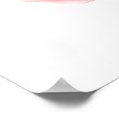 Bloem Vrouw Poster (Hoek)