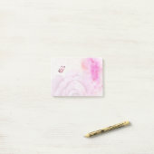 bloem - waterkleur - rozen post-it® notes (Op bureau)