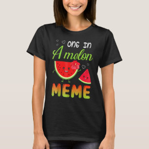 Bloem Watermeloen Dans Hartjes Gelukkig Mij Eén In T-shirt