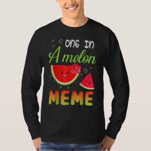Bloem Watermeloen Dans Hartjes Gelukkig Mij Eén In T-shirt