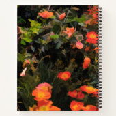  bloem Waterverf bloemen bloem Notitieboek (Achterkant)