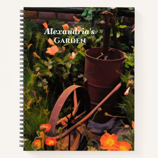  bloem Waterverf bloemen bloem Notitieboek (Voorkant)