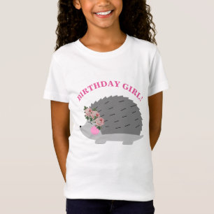 Bloem Wreath Hedgel Birthday Girl T-Shirt