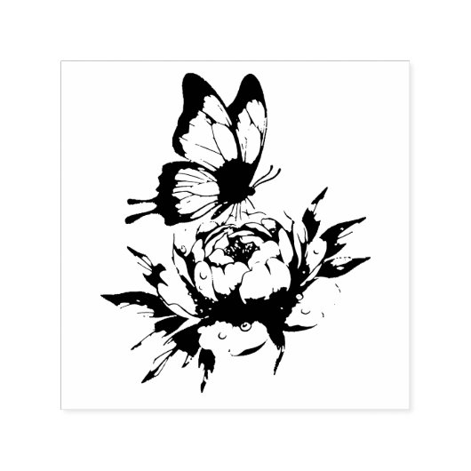 Bloem Zelfinktende Stempel (Design)