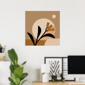 Bloem Zon Boho Poster (Thuiskantoor)