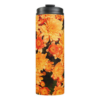 Bloemachtergrond bloemen thermosbeker