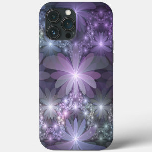 Bloembed Truendy Glanzende Abstracte Fractale Kuns iPhone 13 Pro Max Hoesje
