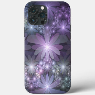 Bloembed Truendy Glanzende Abstracte Fractale Kuns iPhone 13 Pro Max Hoesje
