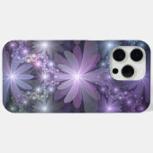 Bloembed van trendy glanzende abstracte fractal ku Case-Mate iPhone case (Achterkant (horizontaal))