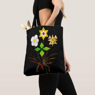 "Bloembezorging" (Medium) Schoudertote Bag Draagtas