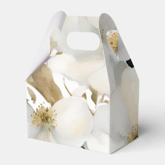 bloemblaadje dank u bruiloft gunst doos bedankdoosjes (Achterkant)