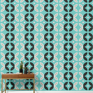 Bloemblaadjes abstract behang