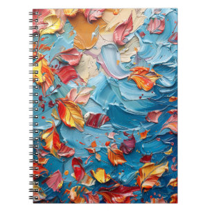 Bloemblaadjes in Beweging – Expressieve Abstracte Notitieboek