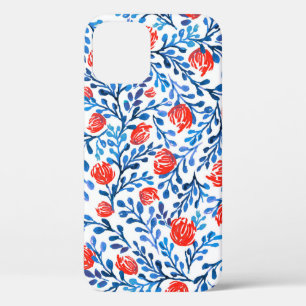 Bloemblaadjes: naadloze Natuur iPhone 12 Hoesje
