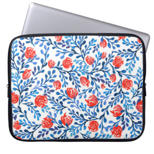 Bloemblaadjes: naadloze Natuur Laptop Sleeve