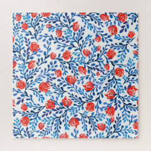 Bloemblaadjes: naadloze Natuur Legpuzzel