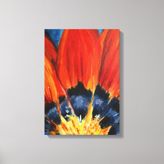 Bloemblaadjes Schilderen Wandkunst Canvas Afdruk (Voorkant)