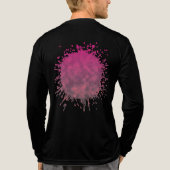 Bloemblad Ineenstorting Tri-Blend Shirt (Achterkant volledig)