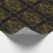 bloemblad met gouden lijn