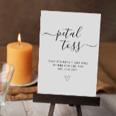 Bloemblad Worp Bord Sjabloon Minimalistisch Bloemb Kaart