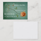 Bloembloemen roos Visitekaartjes (Voorkant / Achterkant)