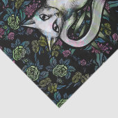 Bloembloemen van witte katurday tissuepapier (Detail)