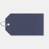 Bloemboeket Baby's Breath Navy Cadeaulabel (Achterkant Horizontaal)