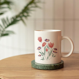 Bloemboeket Delicate Bloemstukken  Koffiemok