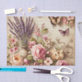 bloemboeket en vlinders Decoupage Tissuepapier (Craft)