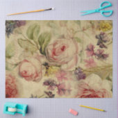 Bloemboeket Script Ephemera Decoupage 4 Tissuepapier (Craft)