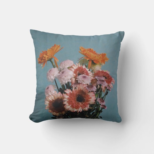 Bloemboeket Sierkussen (Voorkant)