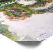 bloembollen Giverny Claude Monet Poster (Hoek)