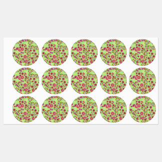 bloembom 6 labels