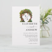 bloemboog | Boombruiloft Kaart (Staand voorkant)