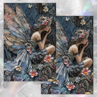 BLOEMBOS FEE DECOUPAGE TISSUE PAPIER
