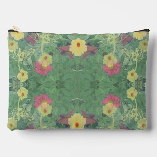 Bloembos Vloer Print Snijd Naaizak Etui (Voorkant)