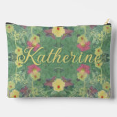 Bloembos Vloer w/Naam Print Cut Naaizak Etui (Achterkant)