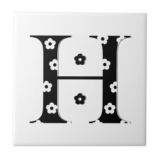 bloembrief H Tegeltje (Voorkant)