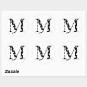 bloembrief M Ronde Sticker (Vel)