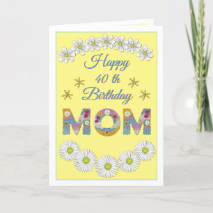 Bloembrief mam op persoonlijke titel Birthday-kaar Bedankkaart