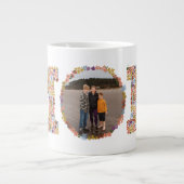 Bloembrief MOM Moederdag Foto Mok (Voorkant)