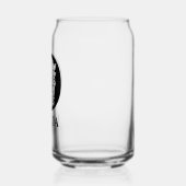 Bloembrief O Monogram en gepersonaliseerde naam Blikvorm Glas (Links)