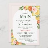 Bloemcitroen Sinaasappel Onze belangrijkste knijp  Kaart (Voorkant / Achterkant)